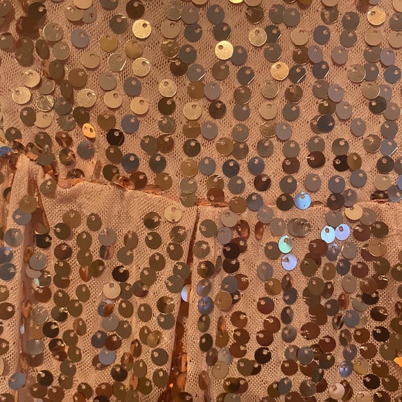 Sparkling pink sequin dress from rue 21, size small, worn once. Beautiful bling! - Picture 8 of 8